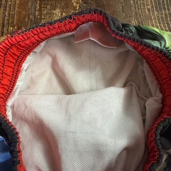 Marvel Black and Red Swim Trunks with Superhero Print - Picture 5 of 5